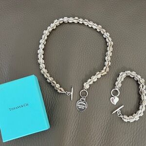 Tiffany & Co. Silver Necklace with Charm